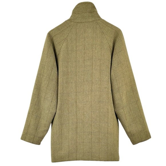 Game Technical Apparel Padded Derby Tweed Green Wool Countrywear Jacket Coat - Picture 5 of 16